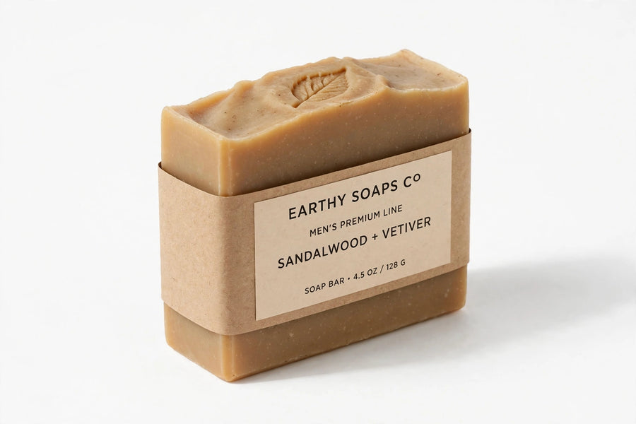 Sandalwood & Vetiver Face and Body Bar