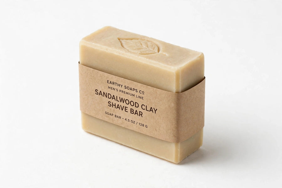 Sandalwood Clay Shave Bar