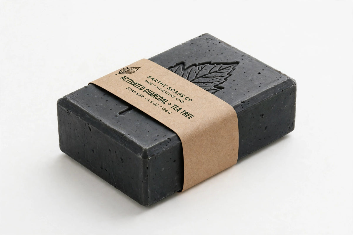 Activated Charcoal & Tea Tree Soap Bar