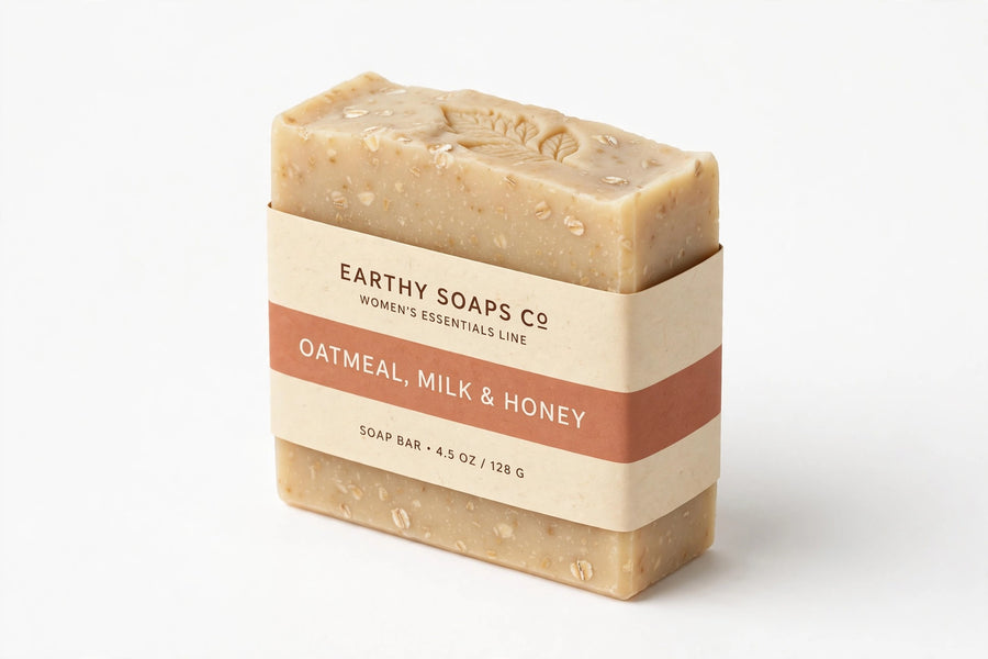 Oatmeal, Milk & Honey Soap Bar